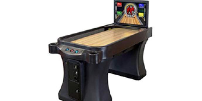 Jeu d'arcade de bowling électronique pour un ou deux joueurs - Jeux  d'intérieur amusants pour enfants et adultes - Comprend un tableau  électronique 